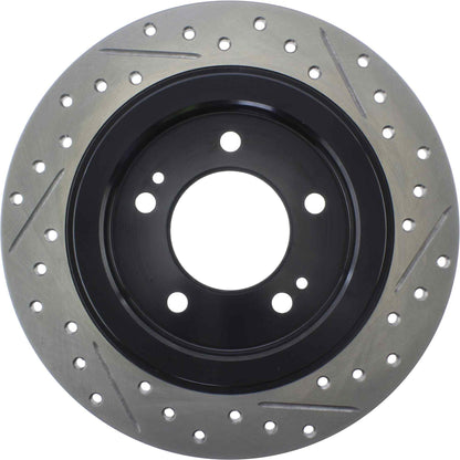 StopTech 13-18 Kia Optima SportStop Slotted & Drilled Rear Right Rotor 127.50029R