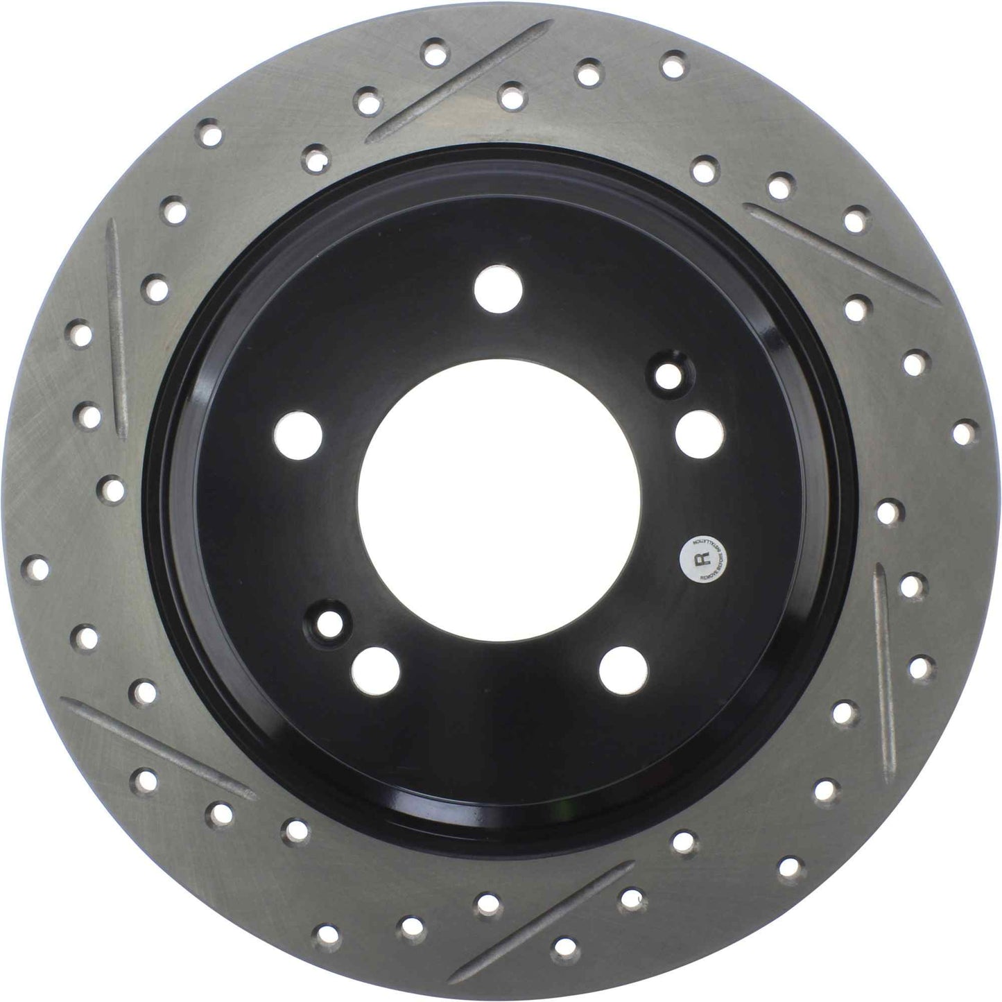 StopTech 13-18 Kia Optima SportStop Slotted & Drilled Rear Right Rotor 127.50029R