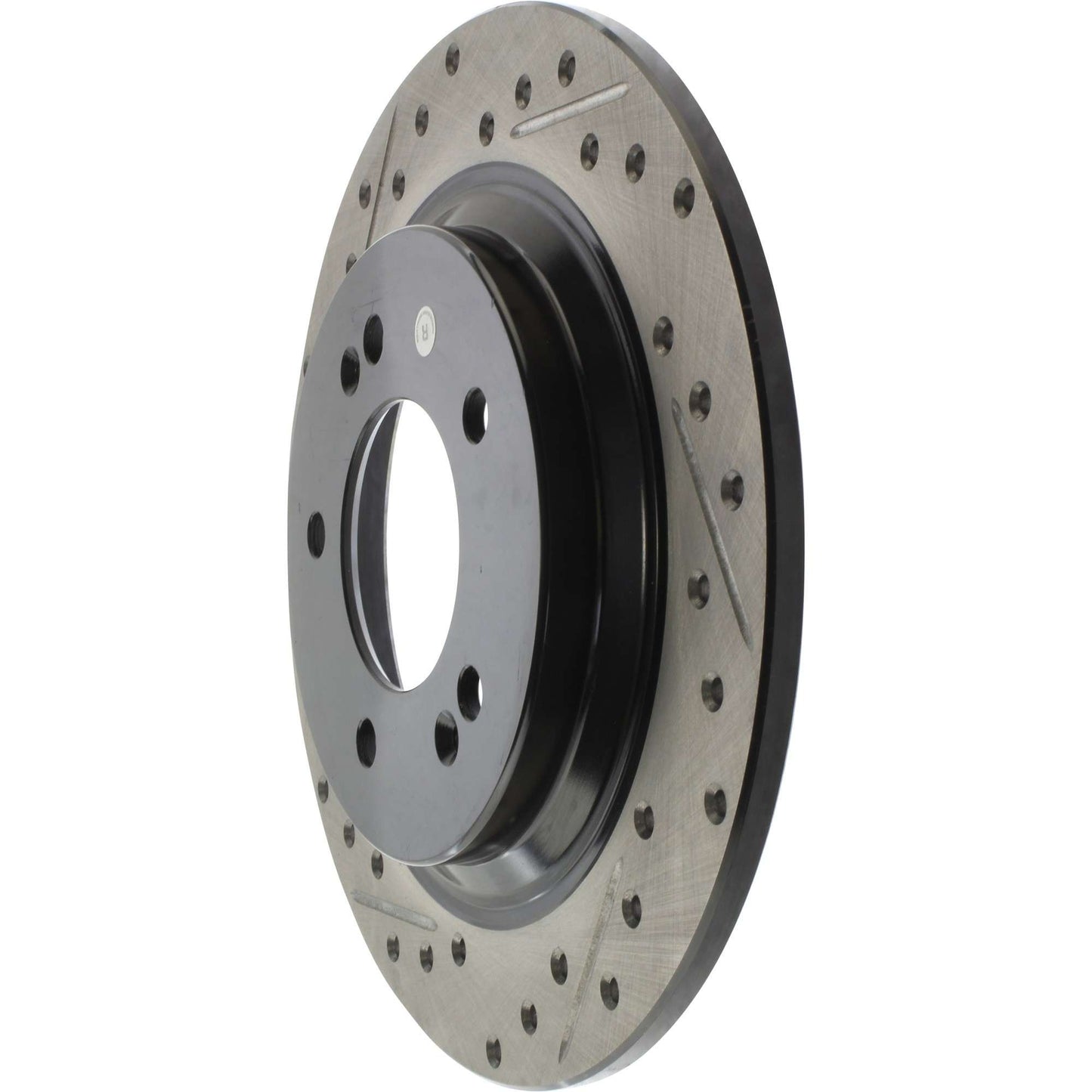 StopTech 13-18 Kia Optima SportStop Slotted & Drilled Rear Right Rotor 127.50029R