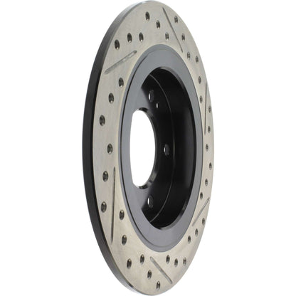 StopTech 13-18 Kia Optima SportStop Slotted & Drilled Rear Right Rotor 127.50029R