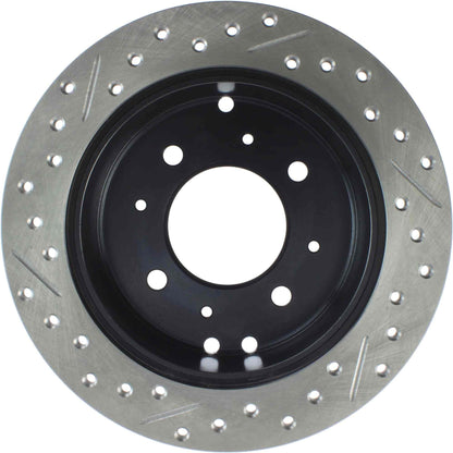 StopTech Sport Drilled/Slotted Brake Rotor; Rear Left