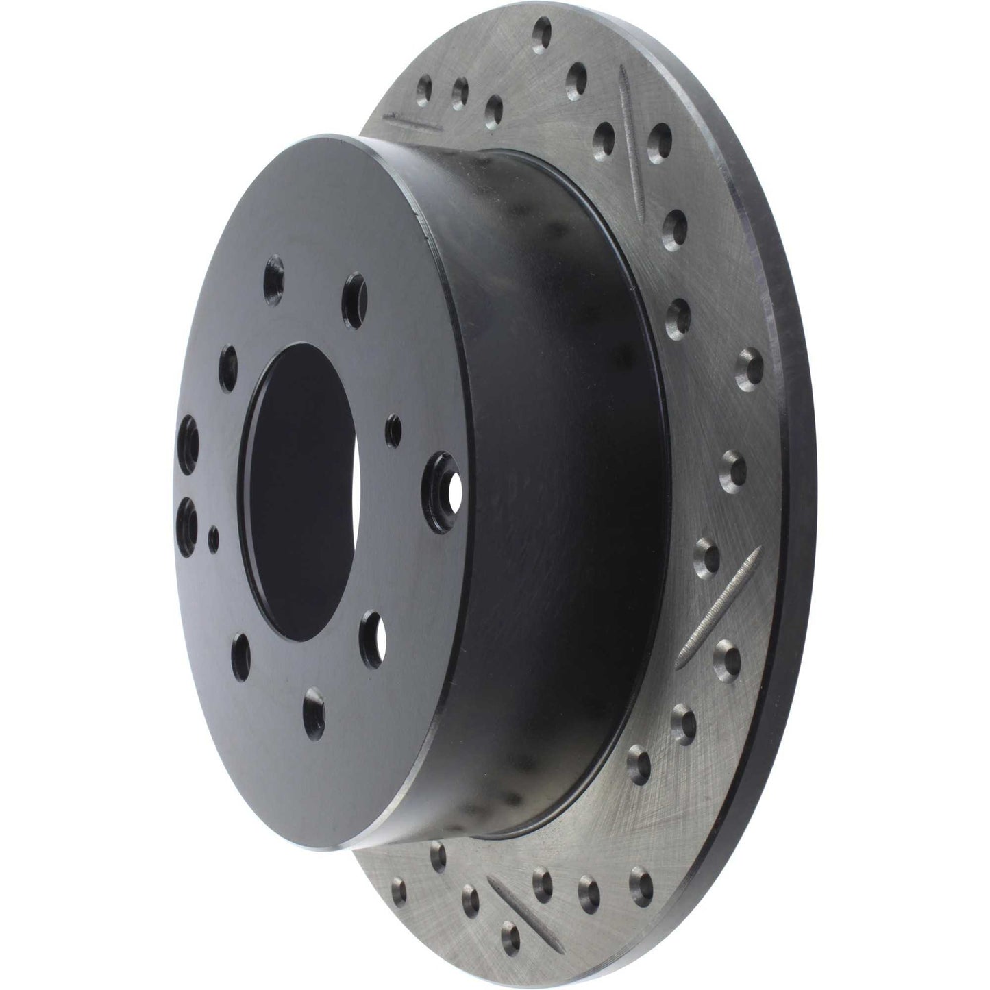 StopTech Sport Drilled/Slotted Brake Rotor; Rear Left