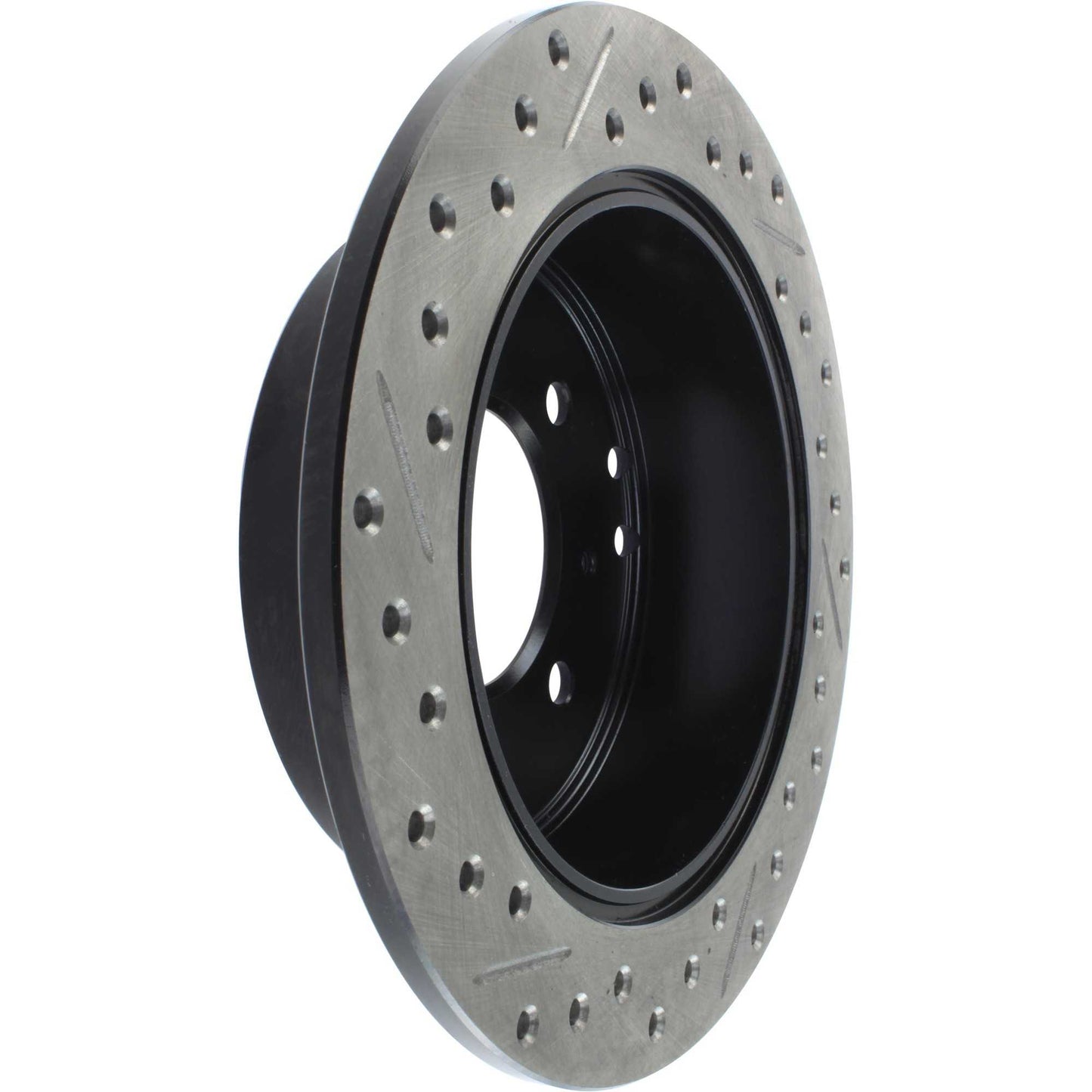 StopTech Sport Drilled/Slotted Brake Rotor; Rear Left