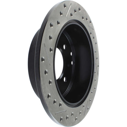 StopTech Sport Drilled/Slotted Brake Rotor; Rear Left