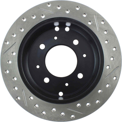 StopTech Sport Drilled/Slotted Brake Rotor; Rear Right