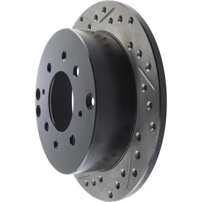 StopTech Sport Drilled/Slotted Brake Rotor; Rear Right