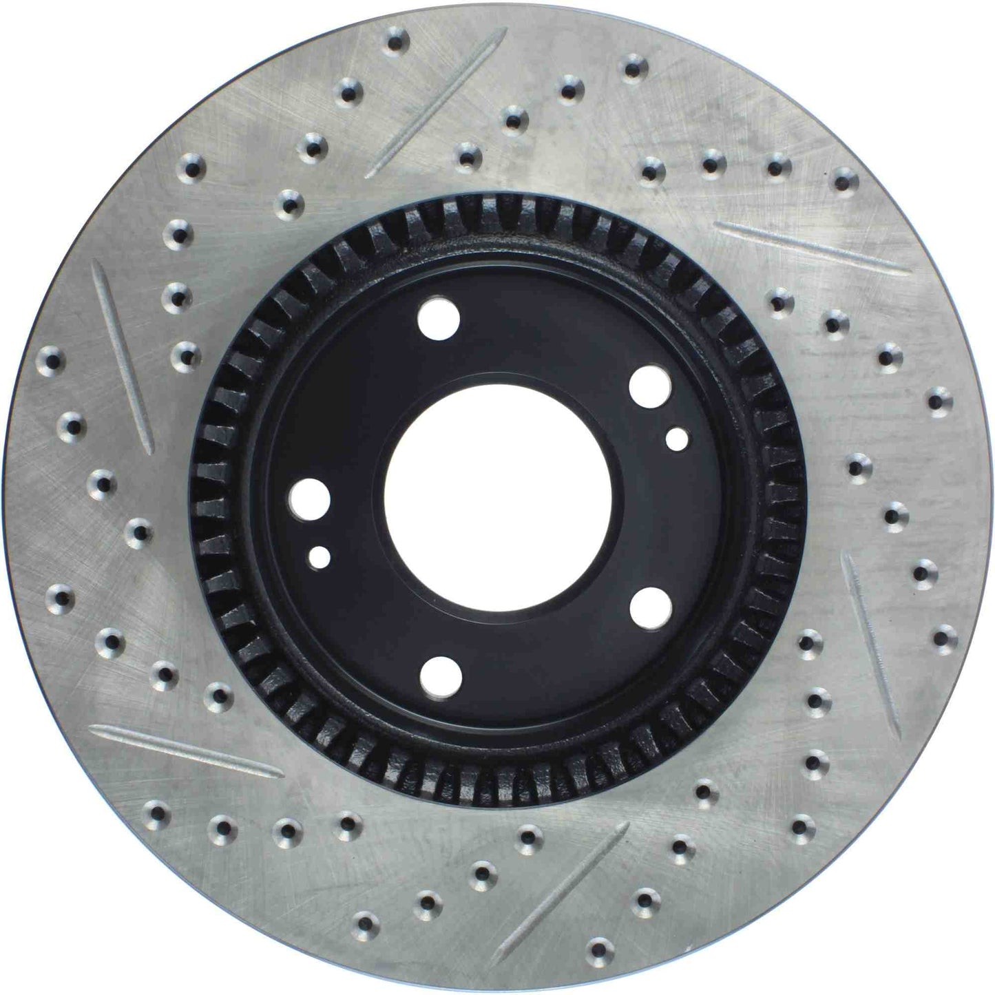 StopTech Sport Drilled/Slotted Brake Rotor; Front Left