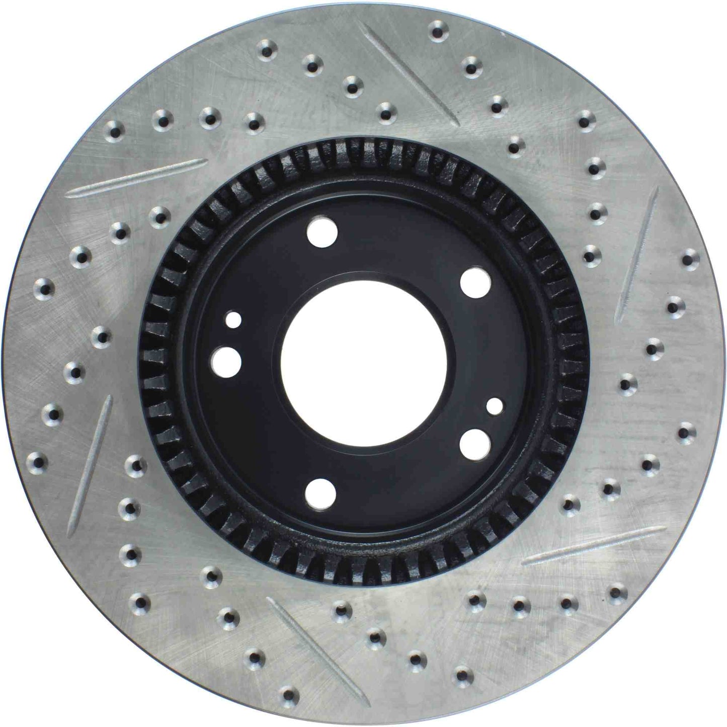 StopTech  Sport Drilled/Slotted Brake Rotor; Front Right