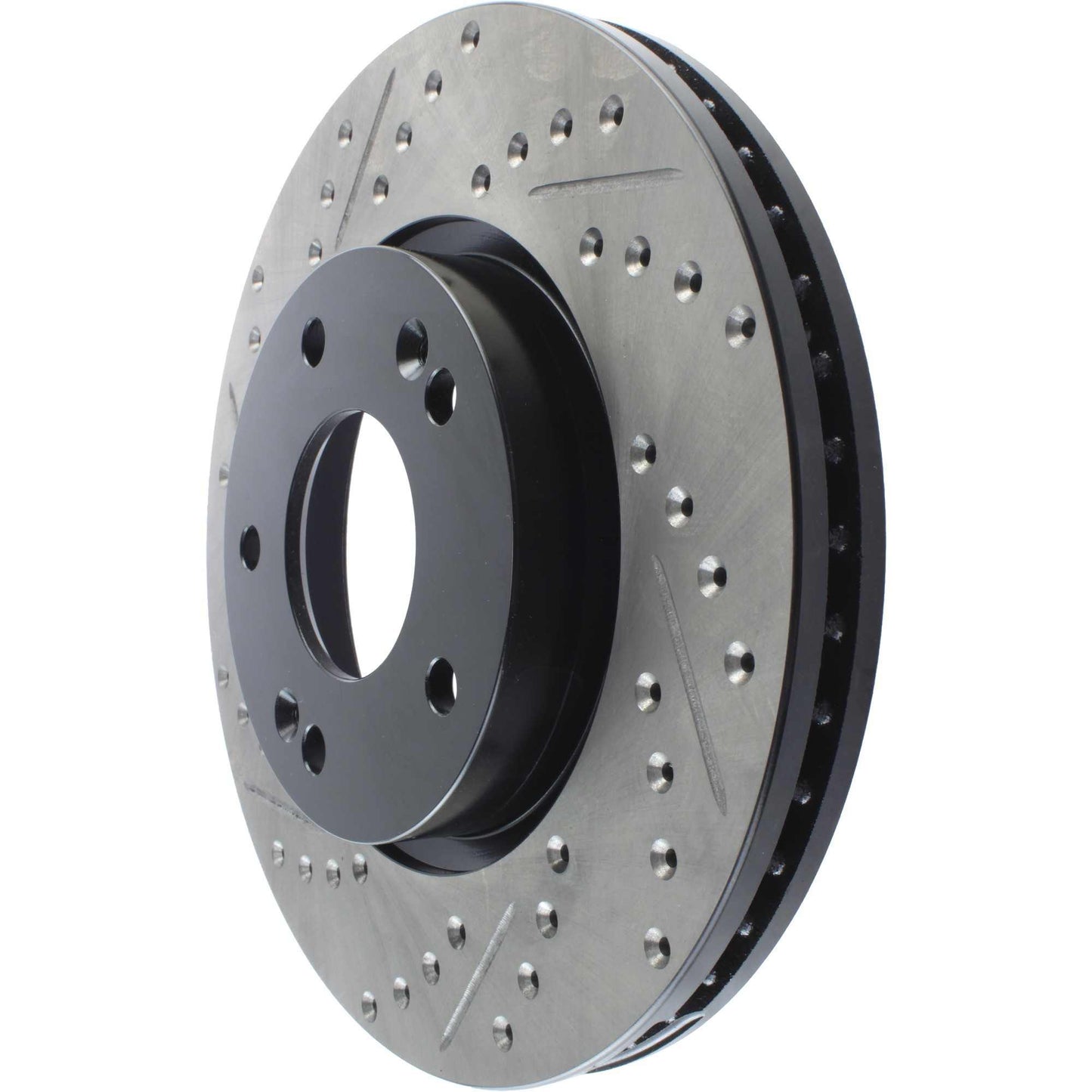 StopTech  Sport Drilled/Slotted Brake Rotor; Front Right