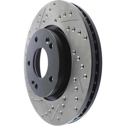 StopTech  Sport Drilled/Slotted Brake Rotor; Front Right