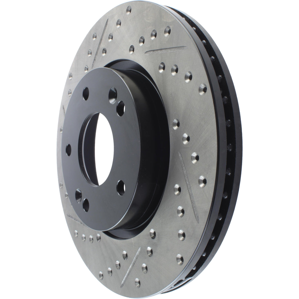 StopTech  Sport Drilled/Slotted Brake Rotor; Front Right