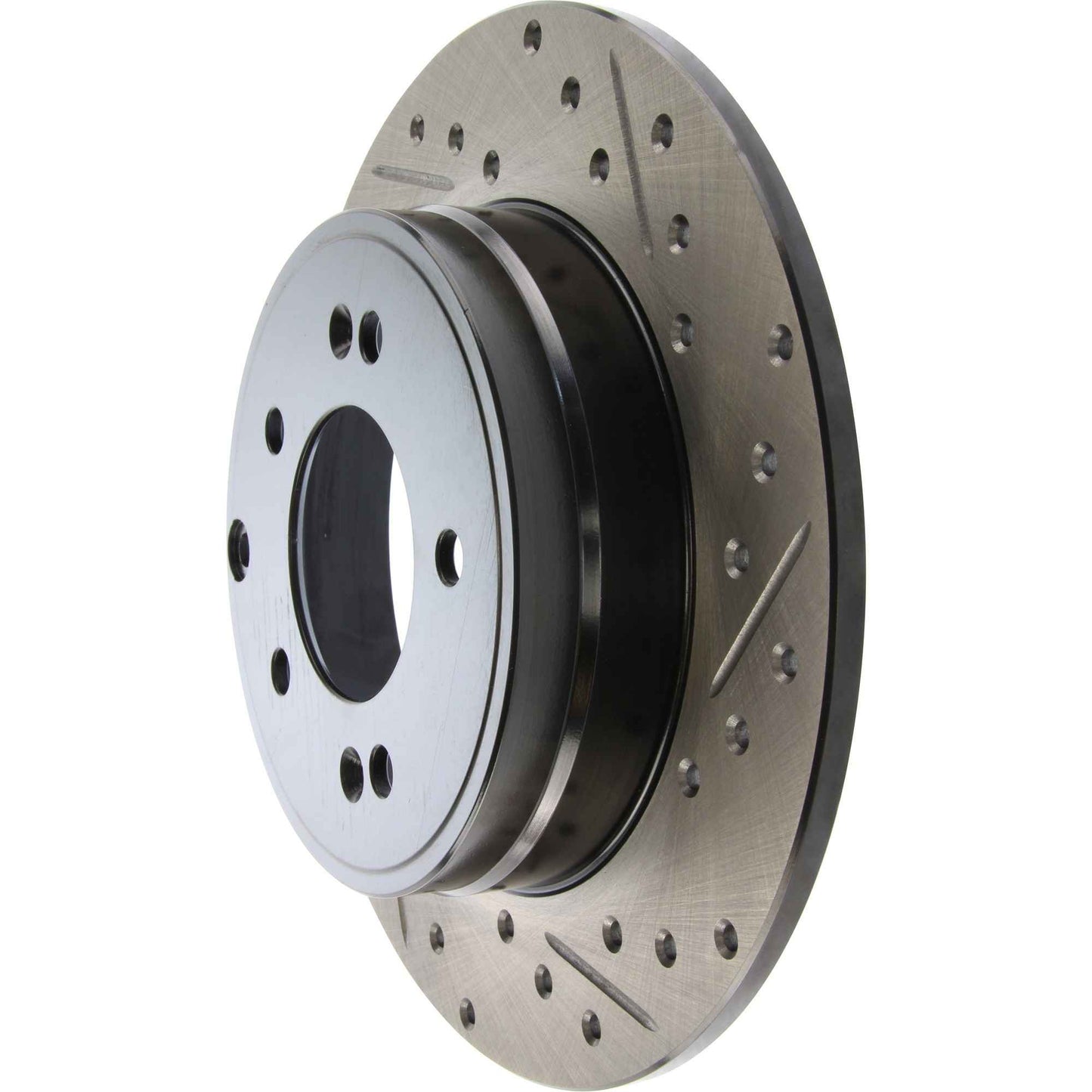 StopTech Sport Drilled/Slotted Brake Rotor; Rear Left