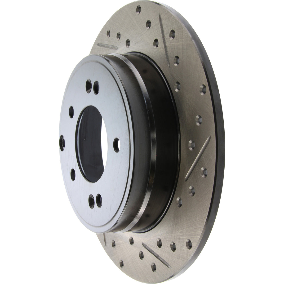 StopTech Sport Drilled/Slotted Brake Rotor; Rear Left