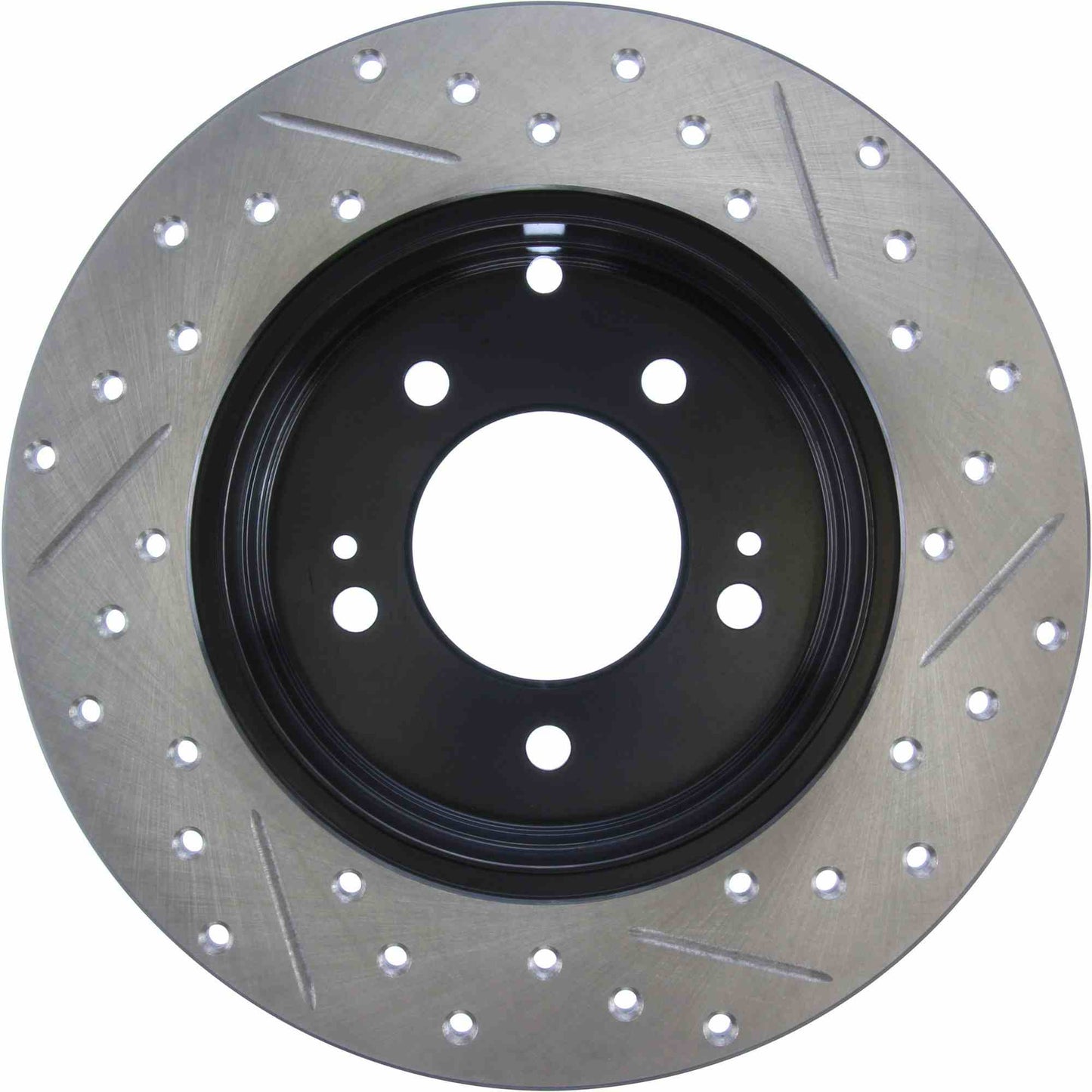 StopTech Sport Drilled/Slotted Brake Rotor; Rear Right