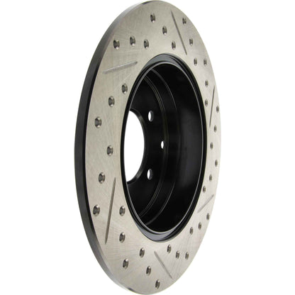 StopTech Sport Drilled/Slotted Brake Rotor; Rear Right