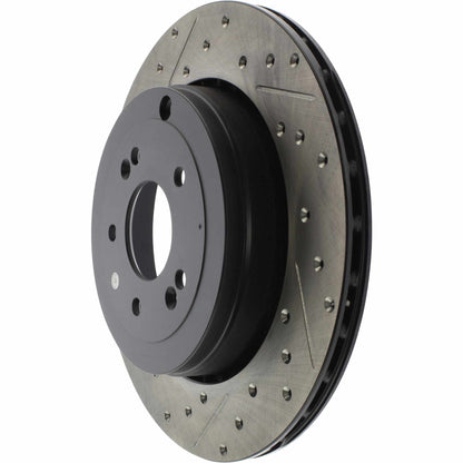 StopTech Sport Cryo Drilled/Slotted Brake Rotor; Rear Right