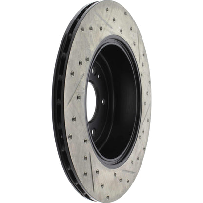 StopTech Sport Cryo Drilled/Slotted Brake Rotor; Rear Right