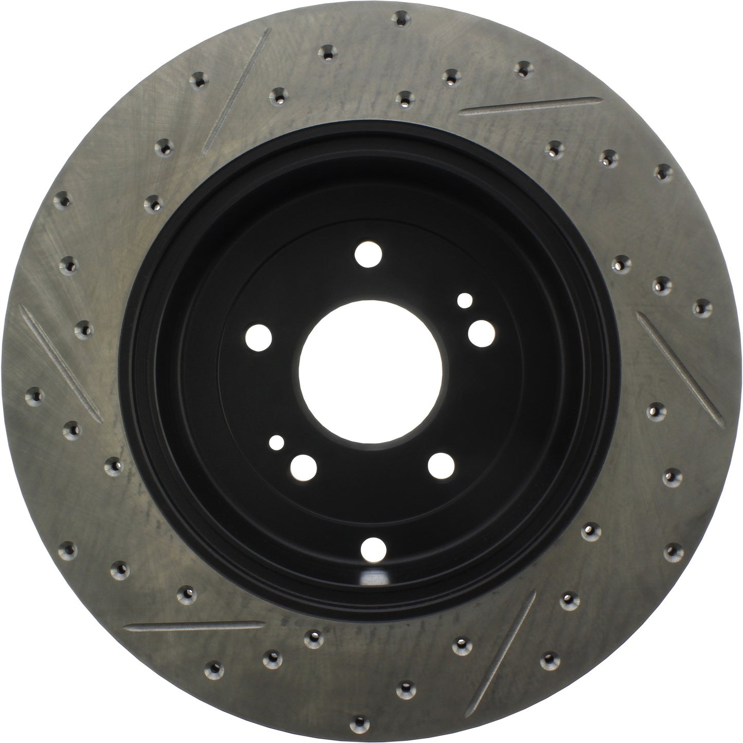 StopTech 10 Hyundai Genesis Coupe w/ Factory Brembo Slotted & Drilled Left Rear Rotor 127.51035L