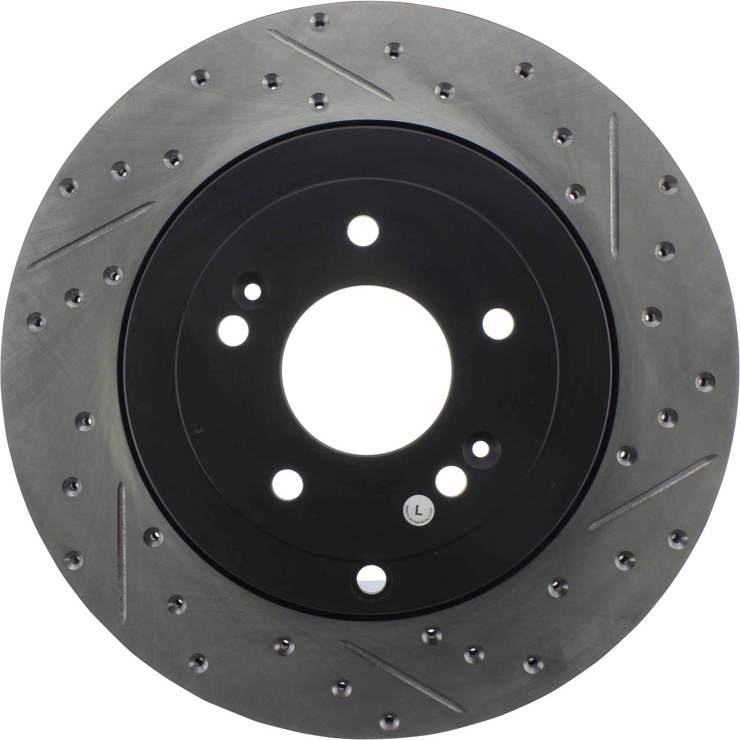 StopTech 10 Hyundai Genesis Coupe w/ Factory Brembo Slotted & Drilled Left Rear Rotor 127.51035L