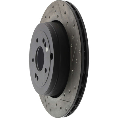 StopTech 10 Hyundai Genesis Coupe w/ Factory Brembo Slotted & Drilled Left Rear Rotor 127.51035L