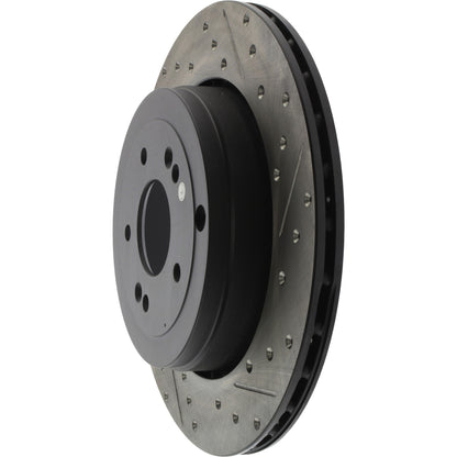 StopTech 10 Hyundai Genesis Coupe w/ Factory Brembo Slotted & Drilled Left Rear Rotor 127.51035L