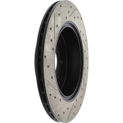 StopTech 10 Hyundai Genesis Coupe w/ Factory Brembo Slotted & Drilled Left Rear Rotor 127.51035L