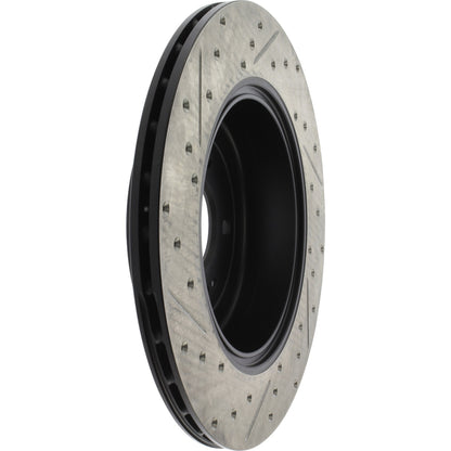 StopTech 10 Hyundai Genesis Coupe w/ Factory Brembo Slotted & Drilled Left Rear Rotor 127.51035L