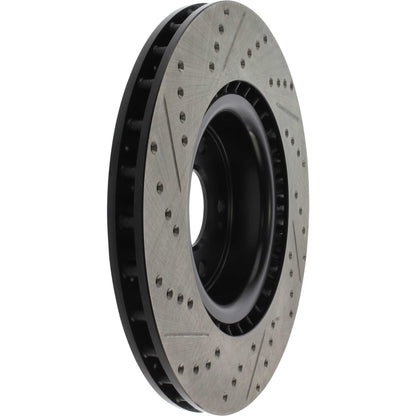 StopTech 10 Hyundai Genesis Coupe w/ Factory Brembo Slotted & Drilled Left Front Rotor 127.51036L
