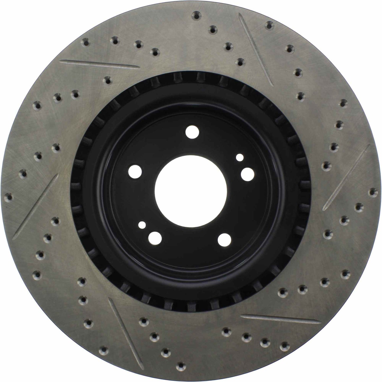 StopTech 10 Hyundai Genesis Coupe w/ Factory Brembo Slotted & Drilled Right Front Rotor 127.51036R