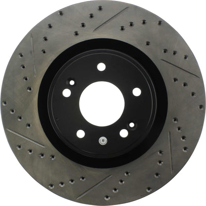 StopTech 10 Hyundai Genesis Coupe w/ Factory Brembo Slotted & Drilled Right Front Rotor 127.51036R
