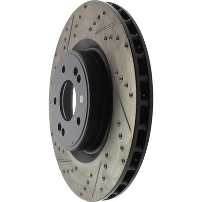 StopTech 10 Hyundai Genesis Coupe w/ Factory Brembo Slotted & Drilled Right Front Rotor 127.51036R