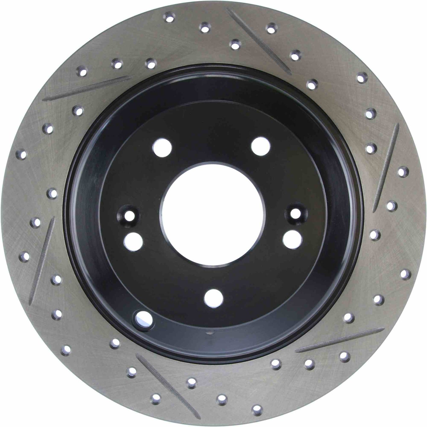 StopTech Sport Drilled/Slotted Brake Rotor; Rear Left