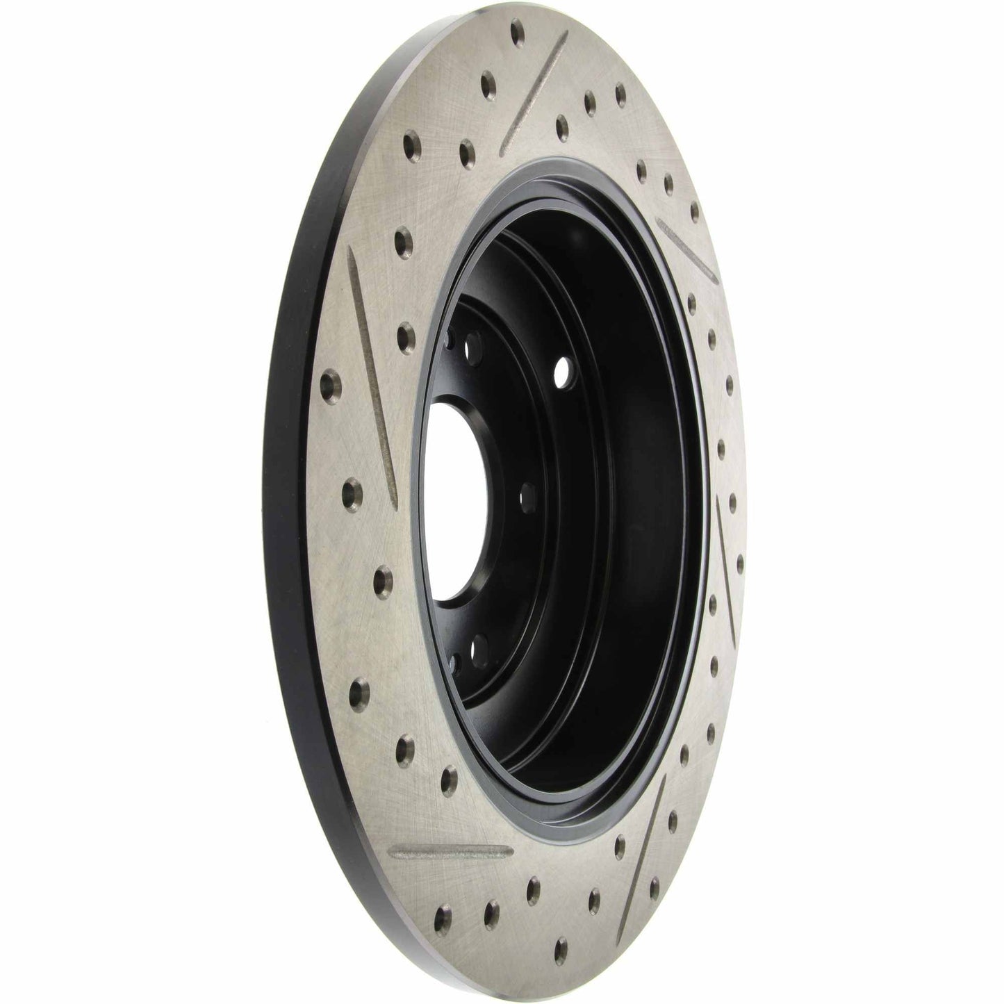 StopTech Sport Drilled/Slotted Brake Rotor; Rear Left