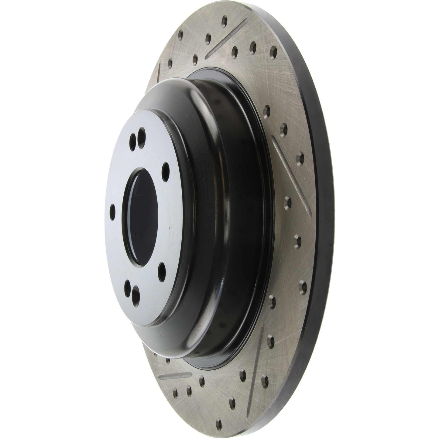 StopTech Sport Drilled/Slotted Brake Rotor; Rear Right