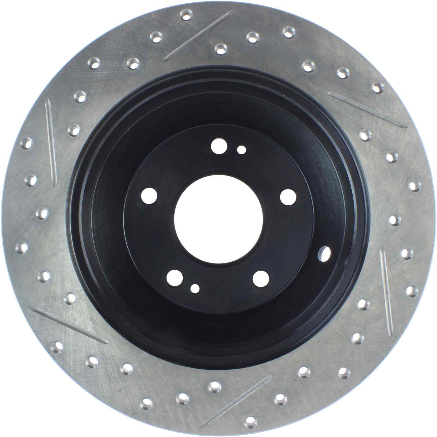 StopTech Sport Drilled/Slotted Brake Rotor; Rear Left