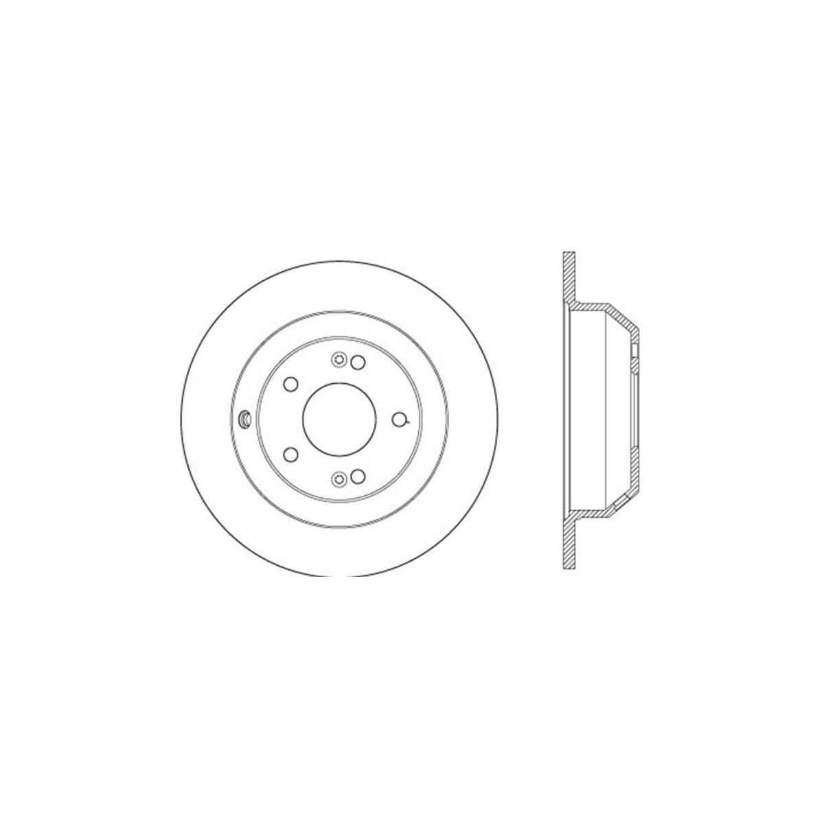 StopTech Sport Drilled/Slotted Brake Rotor; Rear Left