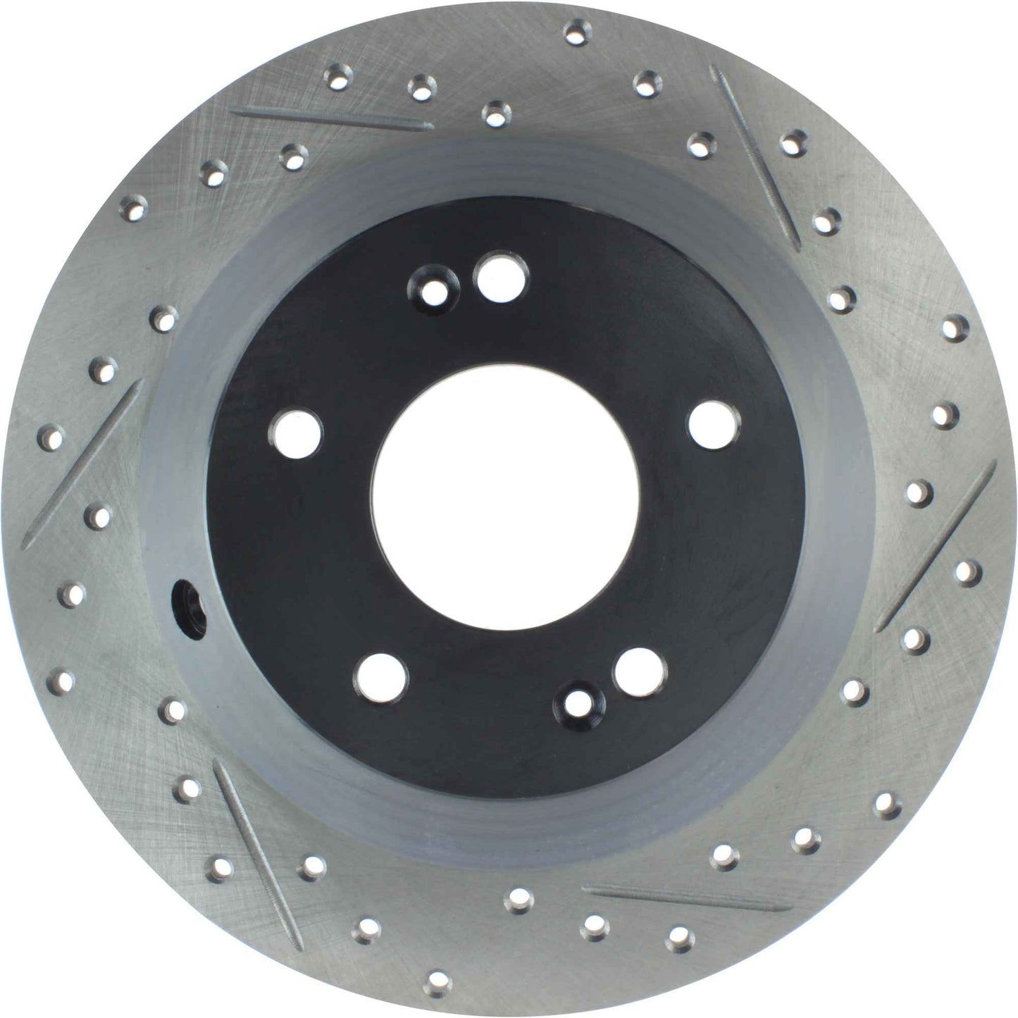 StopTech Sport Drilled/Slotted Brake Rotor; Rear Left