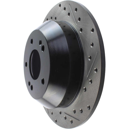 StopTech Sport Drilled/Slotted Brake Rotor; Rear Left