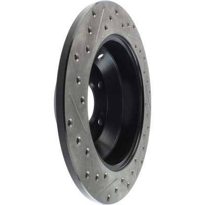 StopTech Sport Drilled/Slotted Brake Rotor; Rear Left