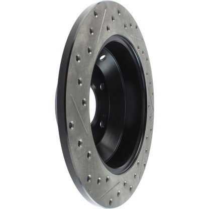 StopTech Sport Drilled/Slotted Brake Rotor; Rear Left