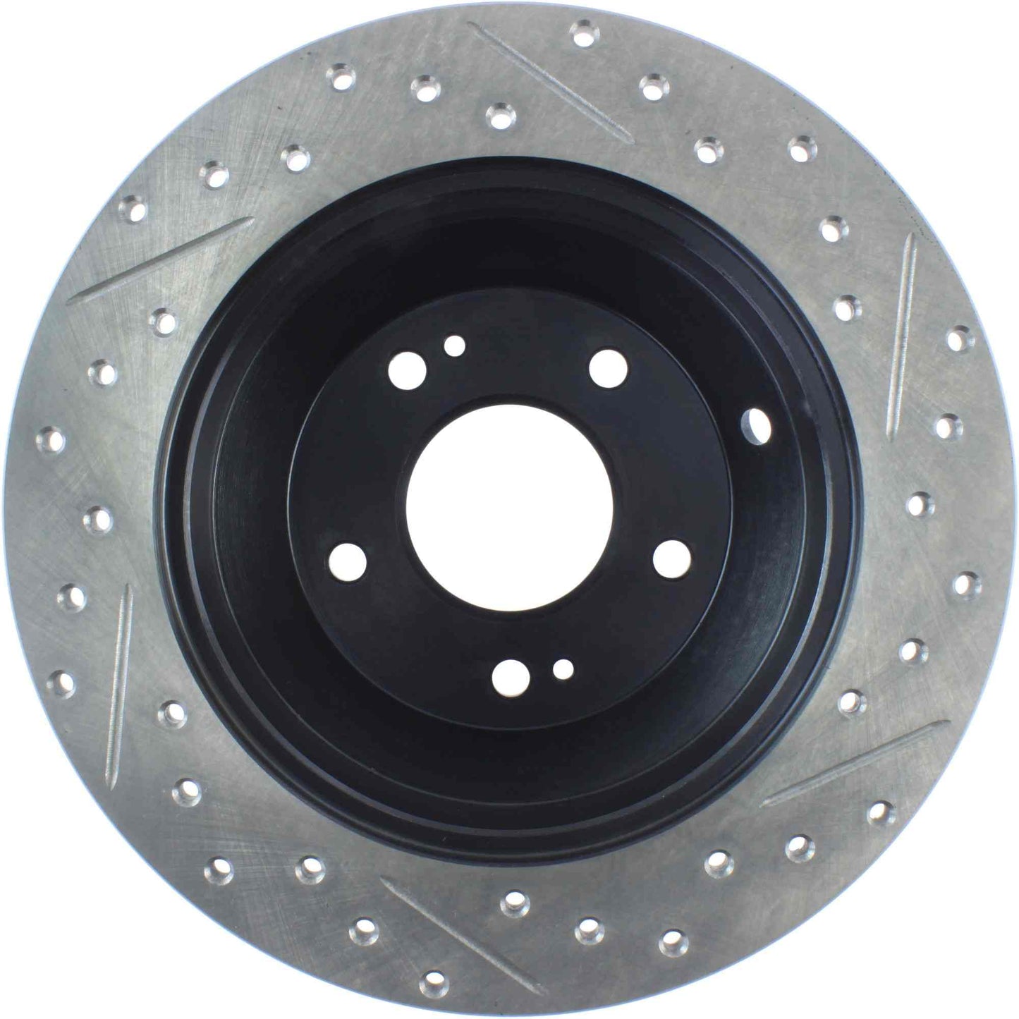 StopTech Sport Drilled/Slotted Brake Rotor; Rear Right