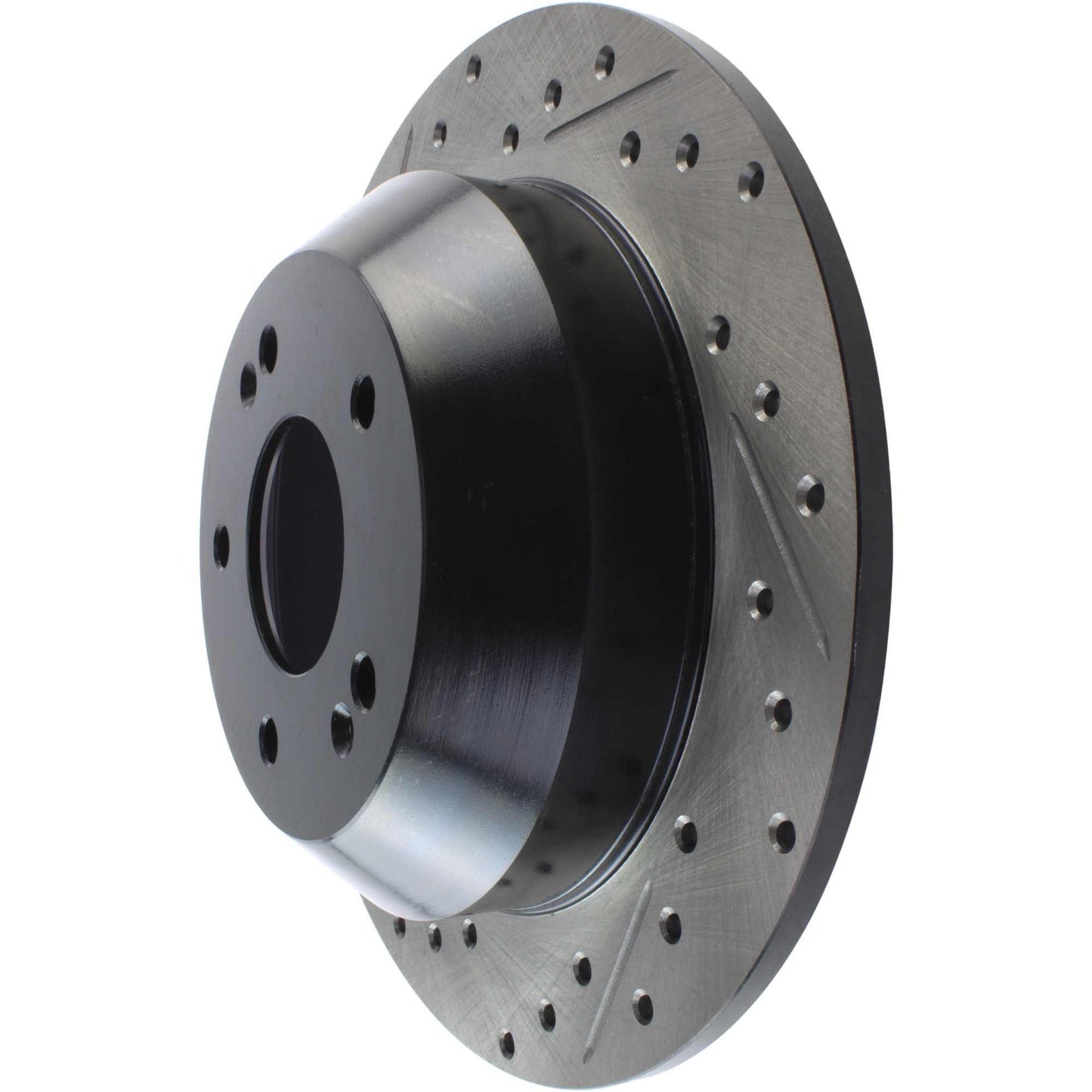 StopTech Sport Drilled/Slotted Brake Rotor; Rear Right