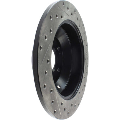StopTech Sport Drilled/Slotted Brake Rotor; Rear Right