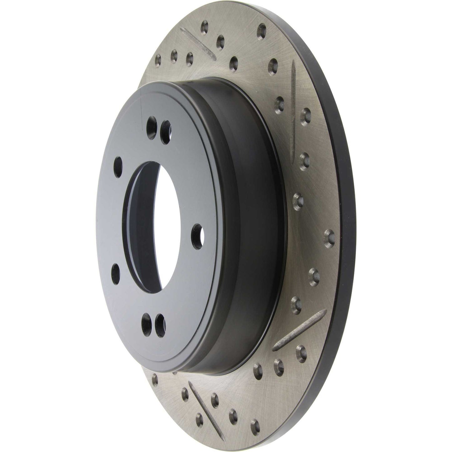 StopTech Sport Drilled/Slotted Brake Rotor; Rear Left