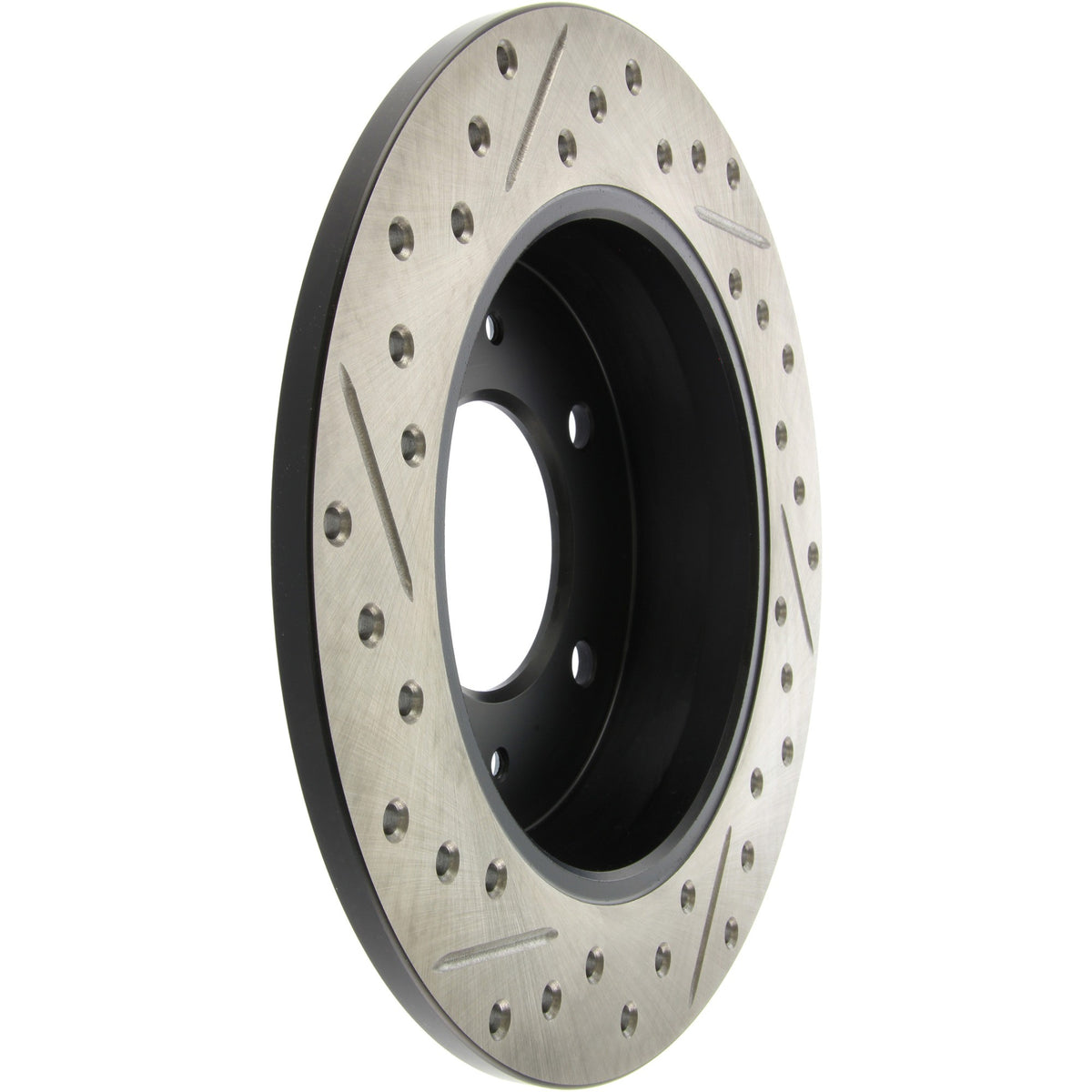 StopTech Sport Drilled/Slotted Brake Rotor; Rear Left