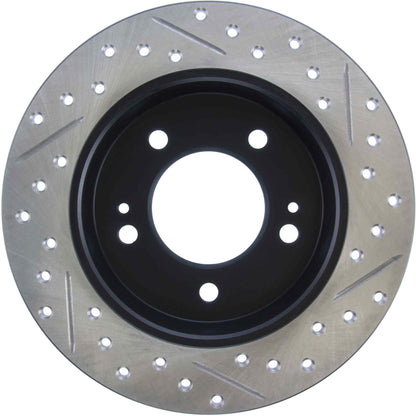 StopTech Sport Drilled/Slotted Brake Rotor; Rear Right