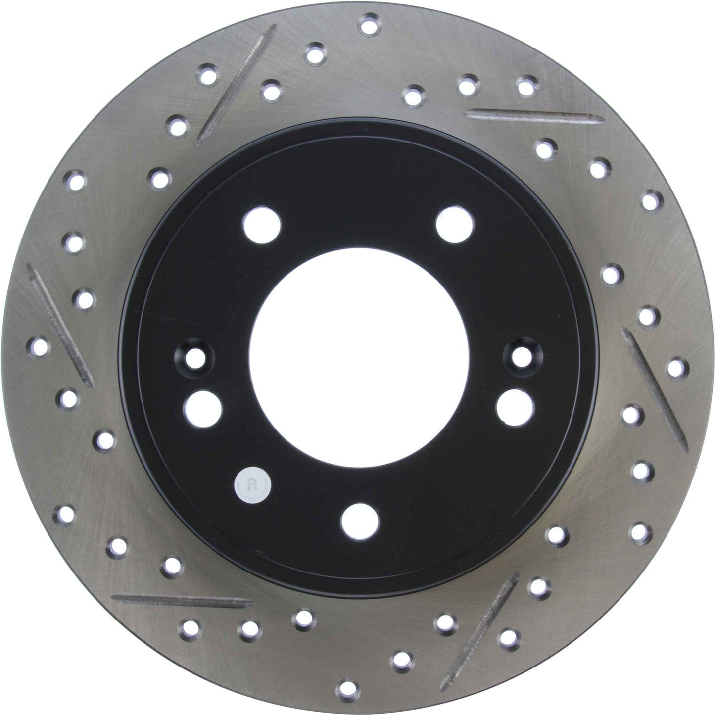 StopTech Sport Drilled/Slotted Brake Rotor; Rear Right