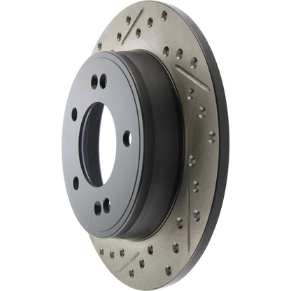 StopTech Sport Drilled/Slotted Brake Rotor; Rear Right
