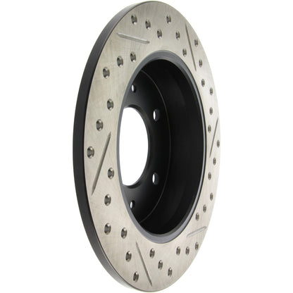 StopTech Sport Drilled/Slotted Brake Rotor; Rear Right