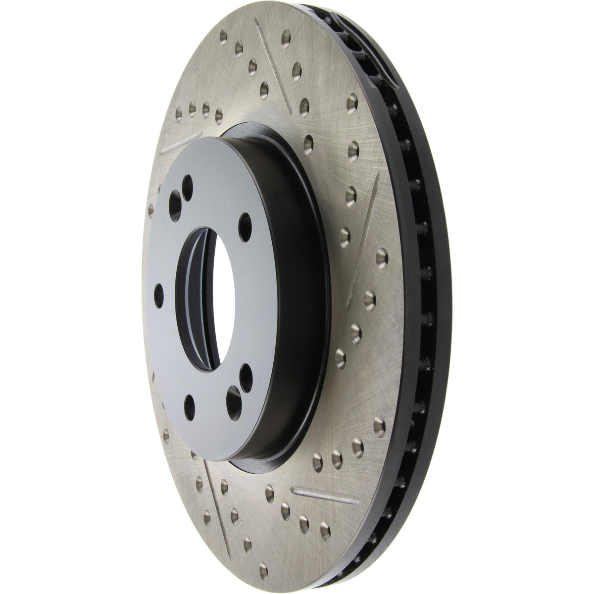 StopTech Sport Drilled/Slotted Brake Rotor; Front Left